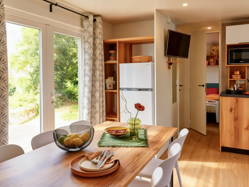 Hébergement intérieur camping pouzauges mobilhome